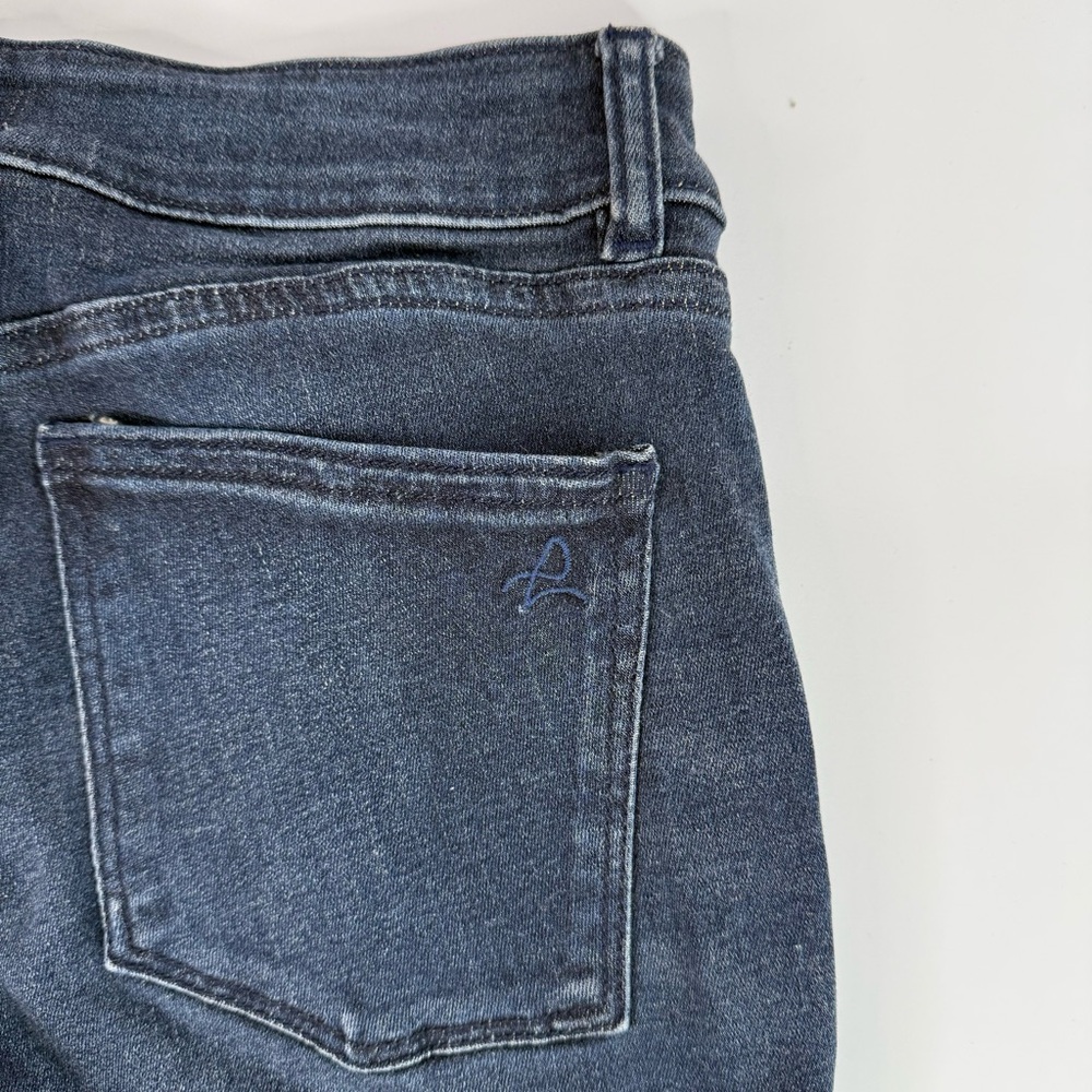 DL1961 Florence Sz 26 Mid Rise Instasculpt Skinny Dark Wash Blue Jeans 26” Waist - Picture 9 of 16